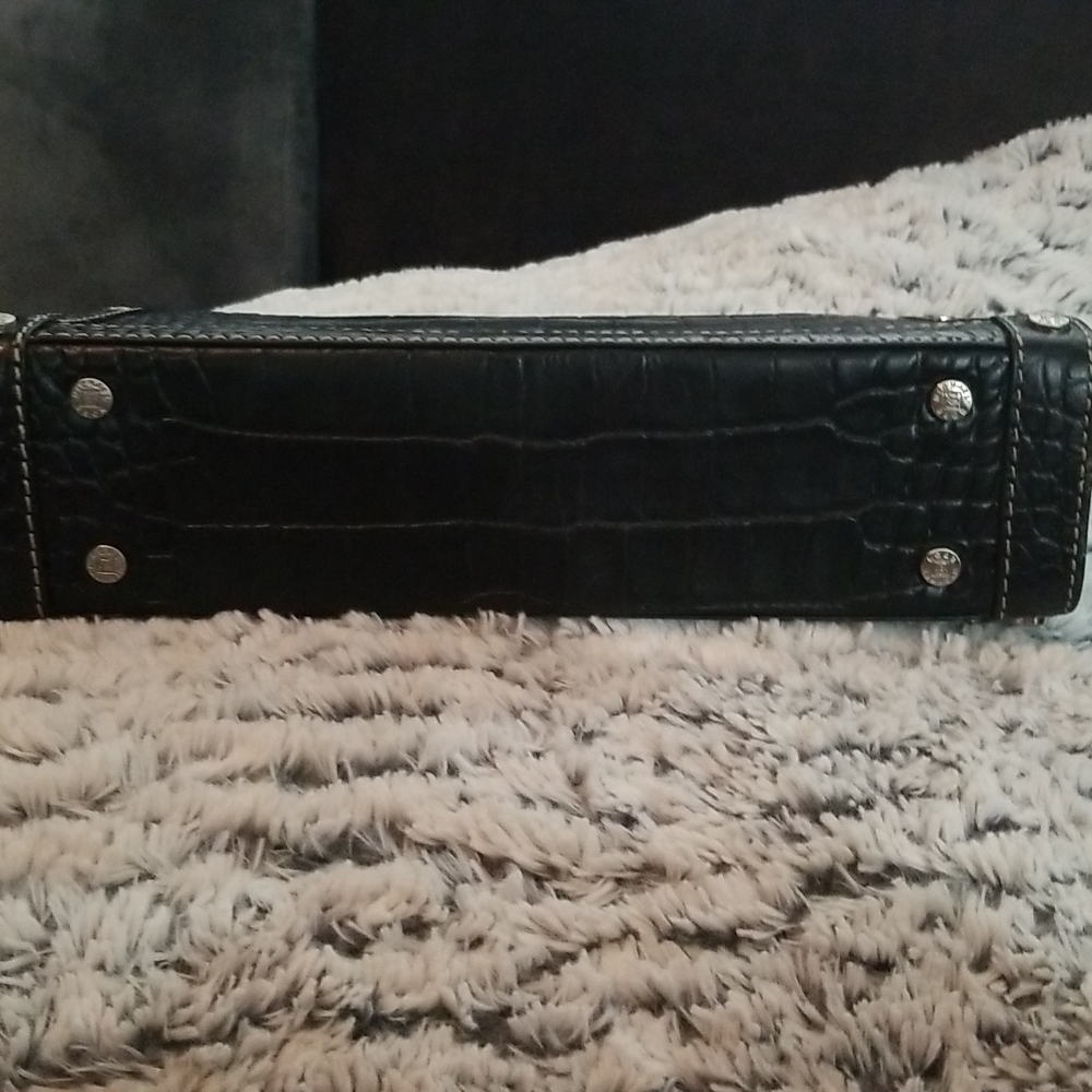 Black women alligator print hand bag. Very good conditions. No defects - Picture 6 of 10